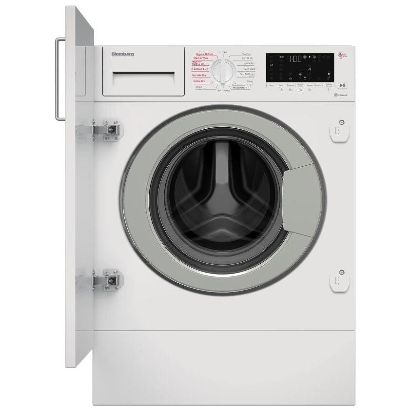 Blomberg LRI1854310 8kg-5kg 1400 Spin Built In integrated Washer Dryer - White | Atlantic Electrics