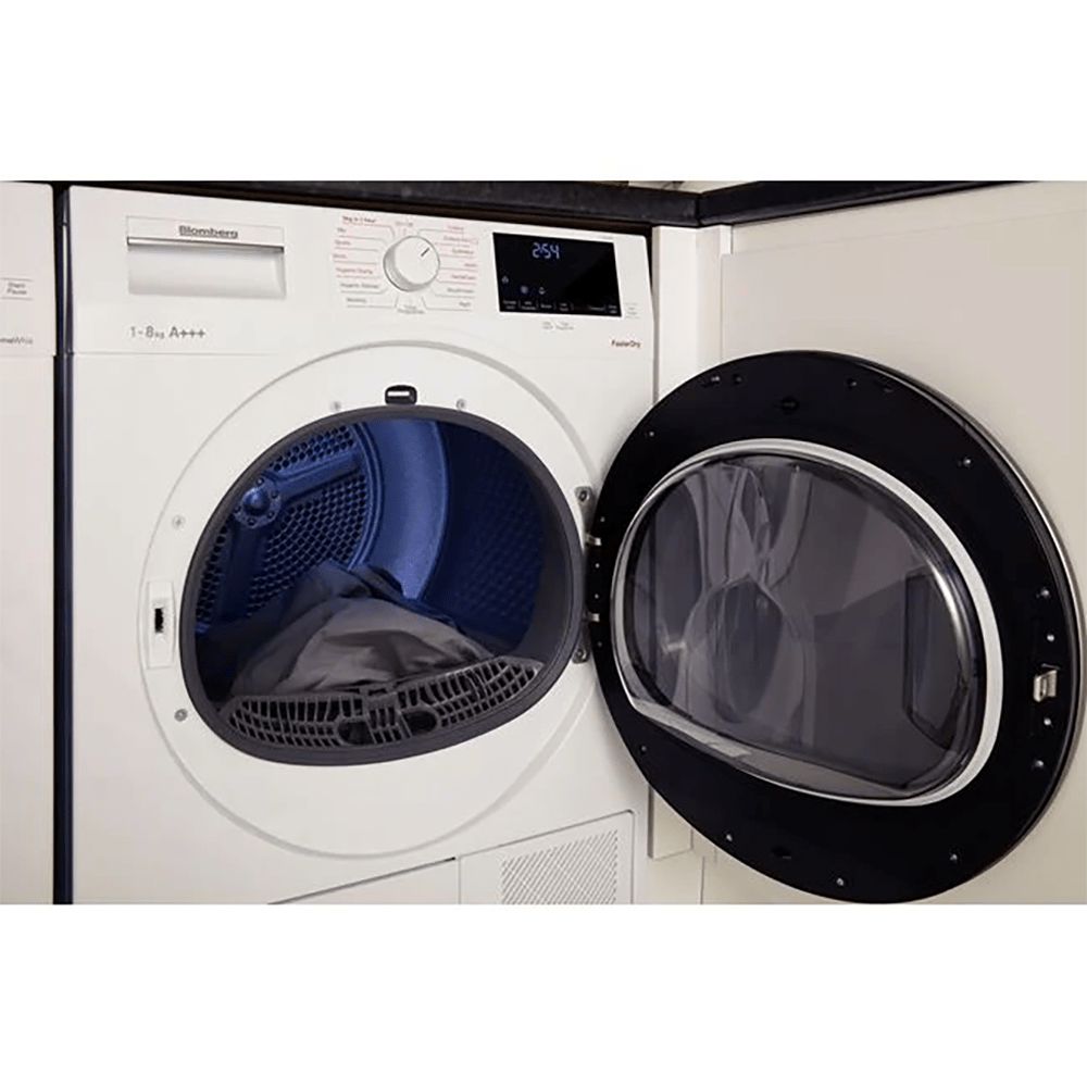 Blomberg LTH38420W 8kg Heat Pump Tumble Dryer- White | Atlantic Electrics