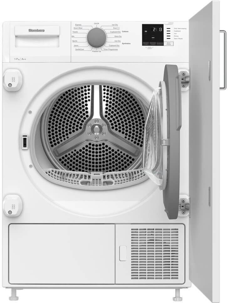 Blomberg LTIP07310 7kg Intergrated Heat Pump Tumble Dryer, 59.7cm Wide - White | Atlantic Electrics - 39477745844447 