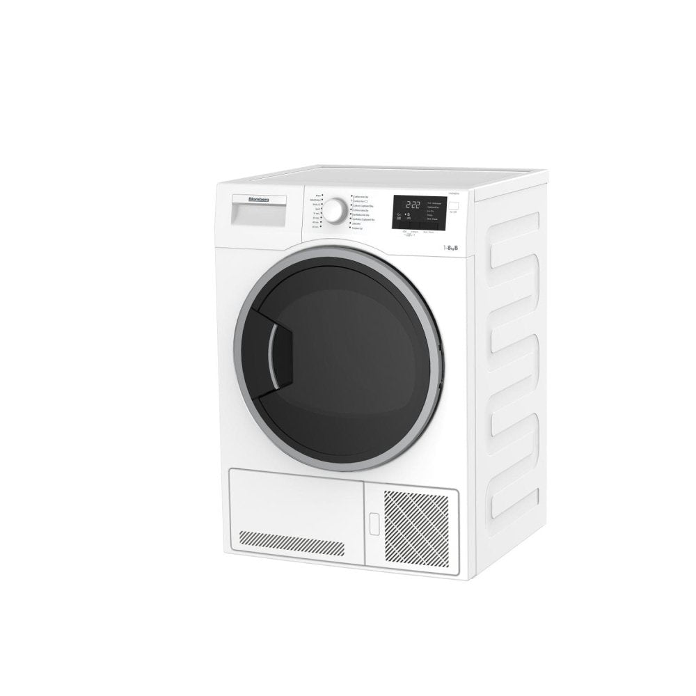 Blomberg LTK28021W 8kg Condenser Tumble Dryer - White | Atlantic Electrics - 39477747482847 