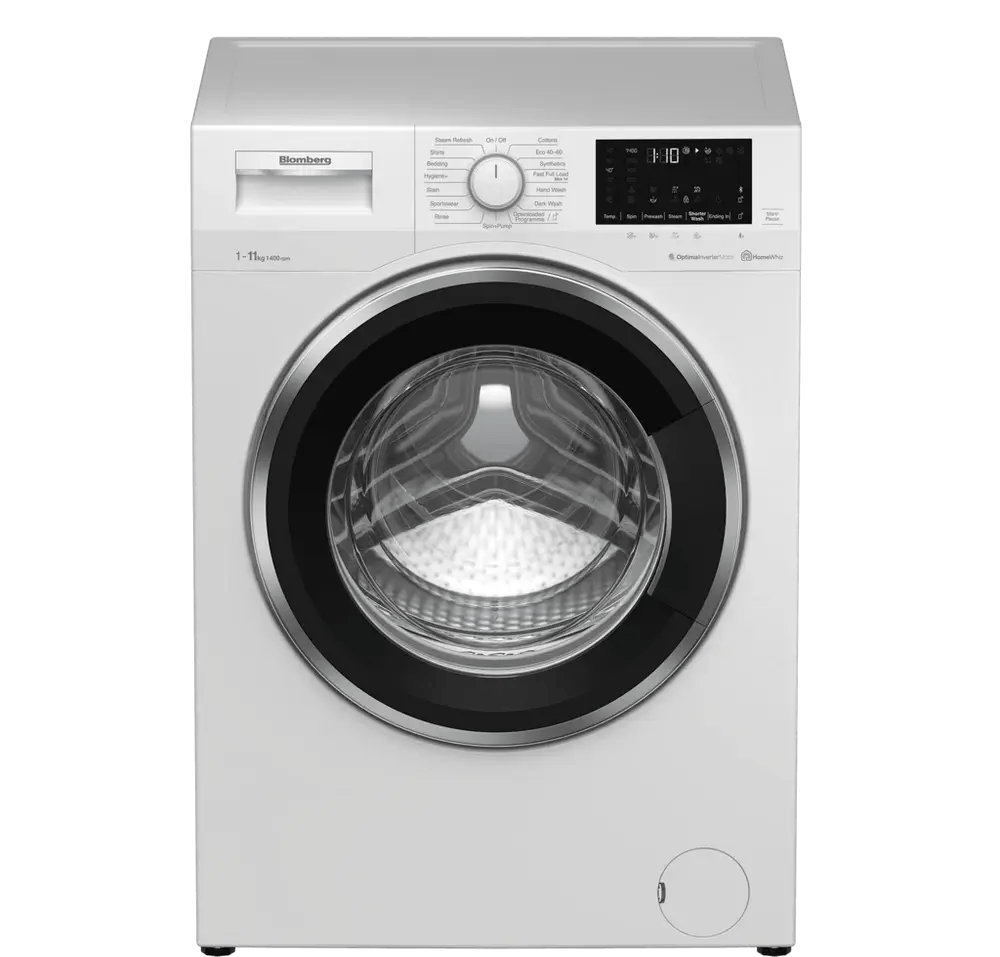 Blomberg LWF1114520W 11kg 1400 Spin Washing Machine White - Atlantic Electrics - 39477747253471 