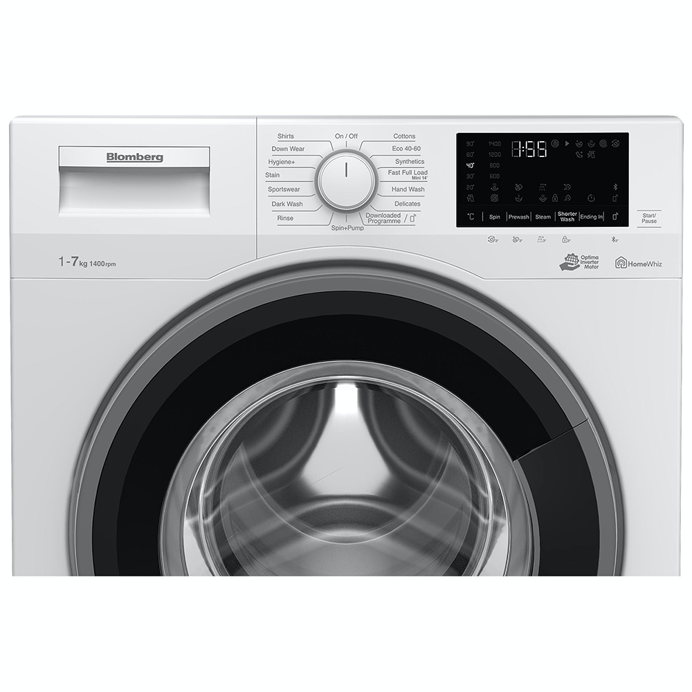 Blomberg LWF174310W 7kg 1400 Spin Washing Machine with Bluetooth Connection White | Atlantic Electrics - 39477746270431 
