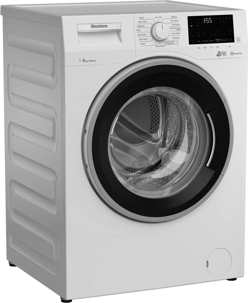 Blomberg LWF184610W 8kg 1400 Spin Washing Machine - White - Atlantic Electrics - 40157494804703 