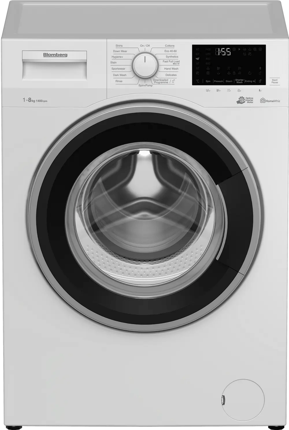 Blomberg LWF184610W 8kg 1400 Spin Washing Machine - White - Atlantic Electrics - 40157494837471 