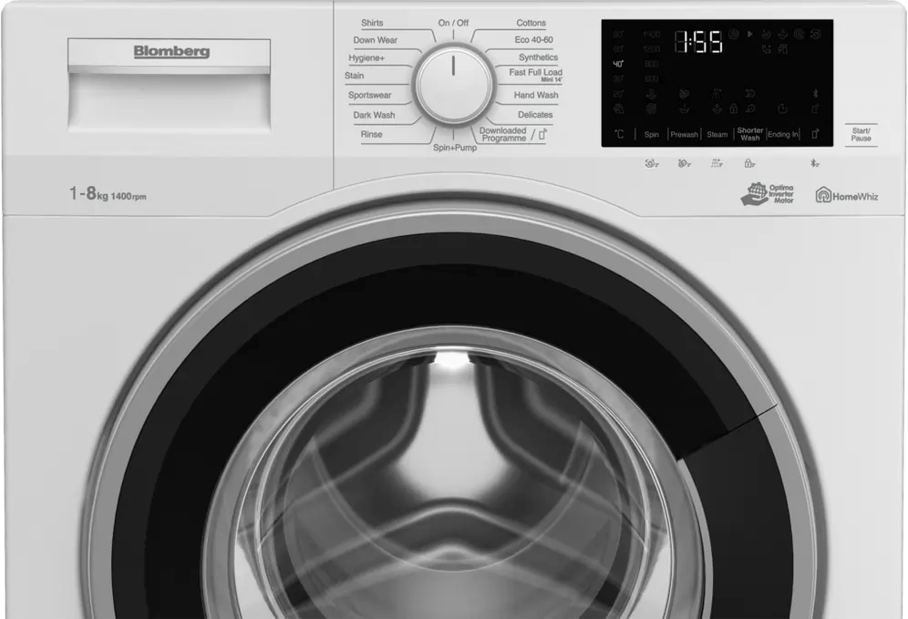 Blomberg LWF184610W 8kg 1400 Spin Washing Machine - White - Atlantic Electrics - 40157494903007 