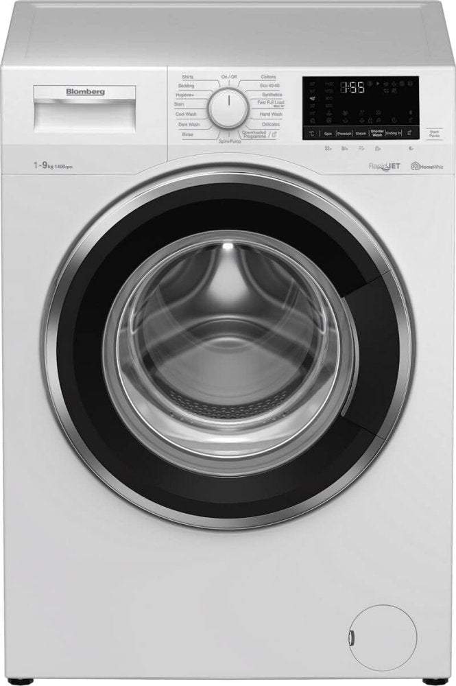 Blomberg LWF194520QW 9kg 1400 Spin Washing Machine with RapidJet technology White - Atlantic Electrics - 39477747319007 
