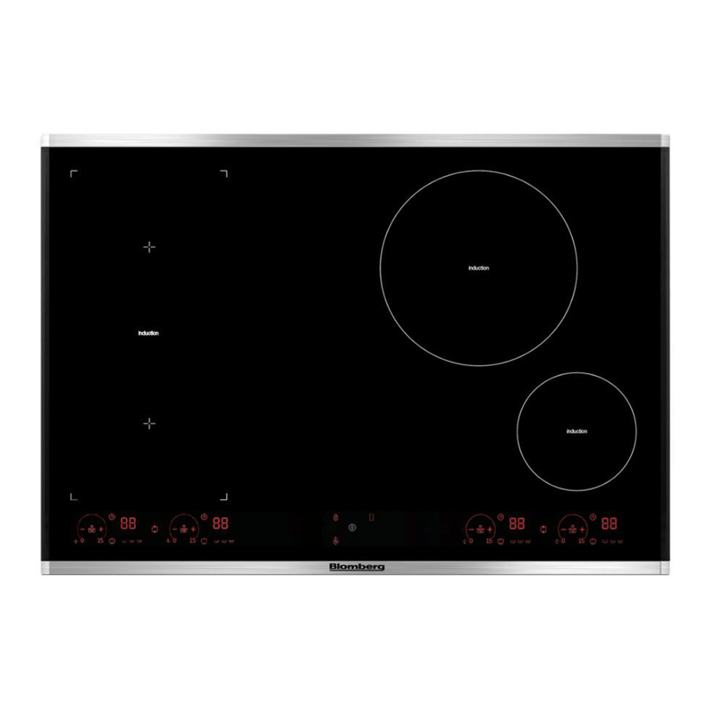 Blomberg MIX5402F 77.2cm Ceramic Induction Hob - Black | Atlantic Electrics - 39477748793567 