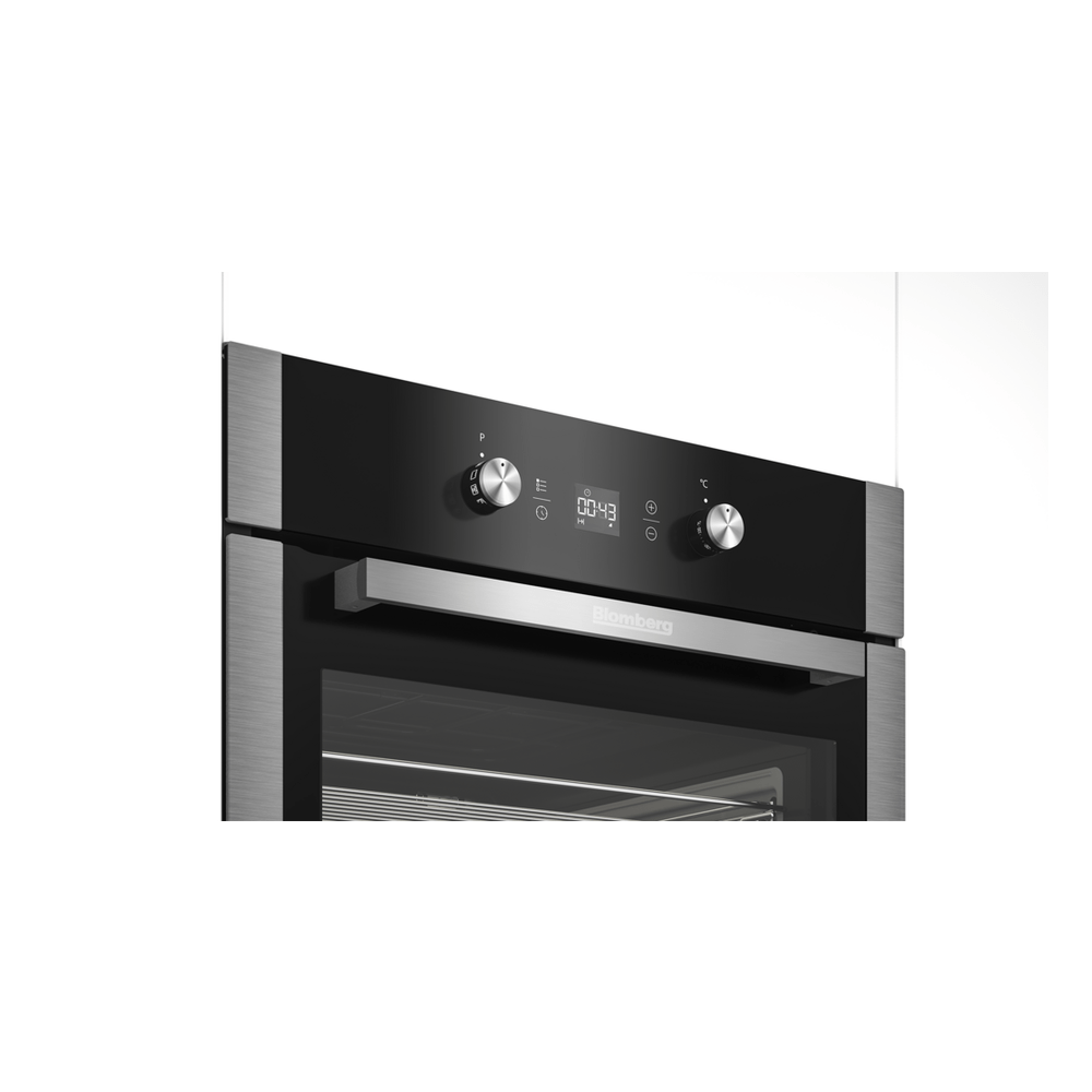 Blomberg OEN9331XP 71 Litre Built-In Electric Single Oven, 59.4cm Wide - Stainless Steel | Atlantic Electrics