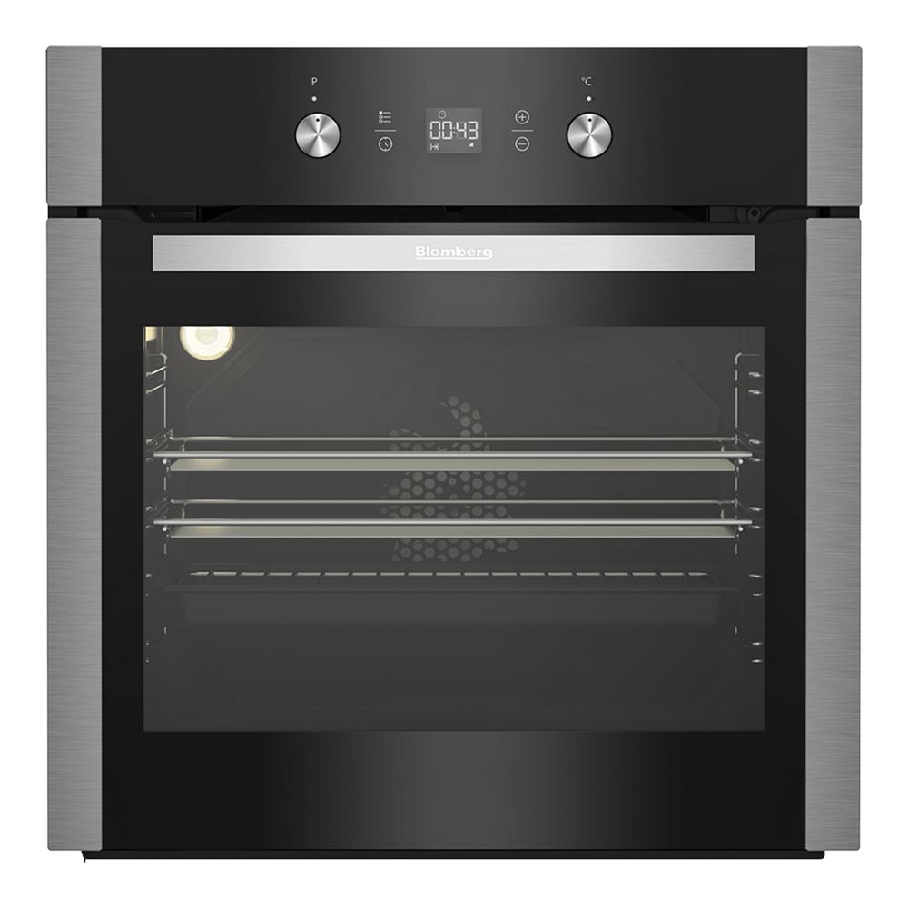 Blomberg OEN9331XP 71 Litre Built-In Electric Single Oven, 59.4cm Wide - Stainless Steel | Atlantic Electrics