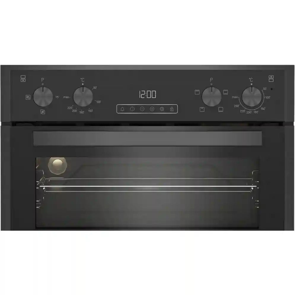 Blomberg RODN9202DX Built-In Electric Double Oven - Dark Steel | Atlantic Electrics