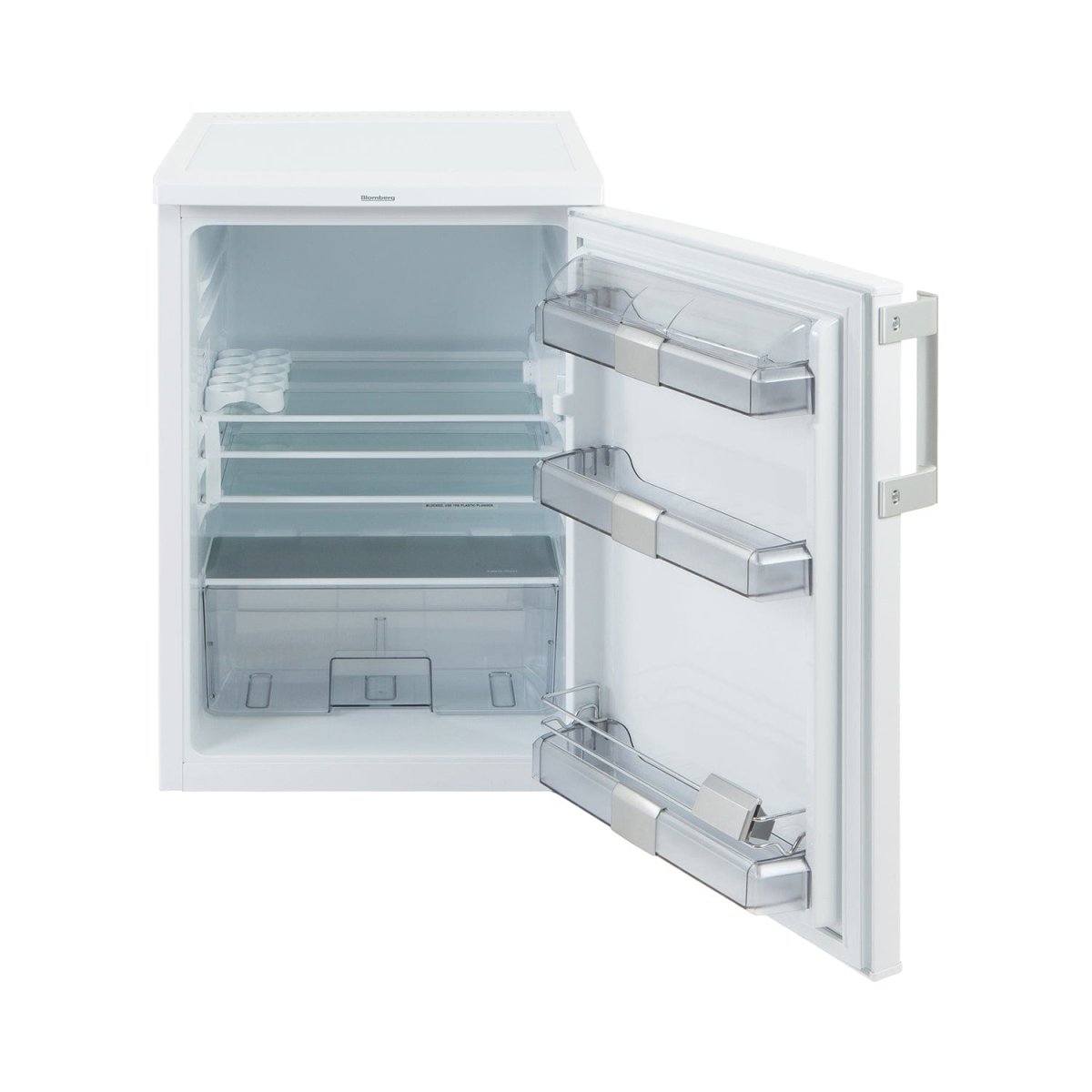 Blomberg TSM1551P 55cm Undercounter Larder Fridge White | Atlantic Electrics