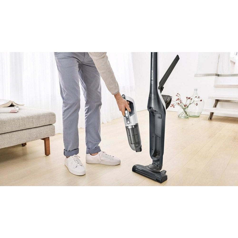 Bosch BBH3230GB Flexxo Serie 4 ProHome 2in1 Cordless Upright Vacuum Cleaner 50 Minute Run Time | Atlantic Electrics - 39477757575391 