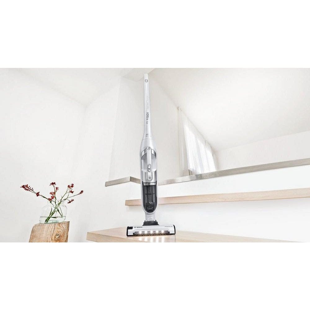 Bosch BBH3280GB Cordless Bagless Vacuum Cleaner Silver upto 50 Minute Run Time | Atlantic Electrics - 39477757771999 