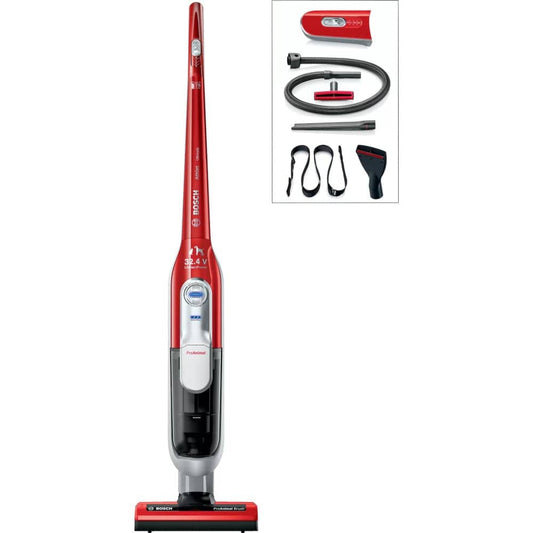 Bosch BCH7PETGB Athlet Serie 8 ProAnimal 32.4V Cordless Vacuum Cleaner, upto 75 minutes runtime Red | Atlantic Electrics