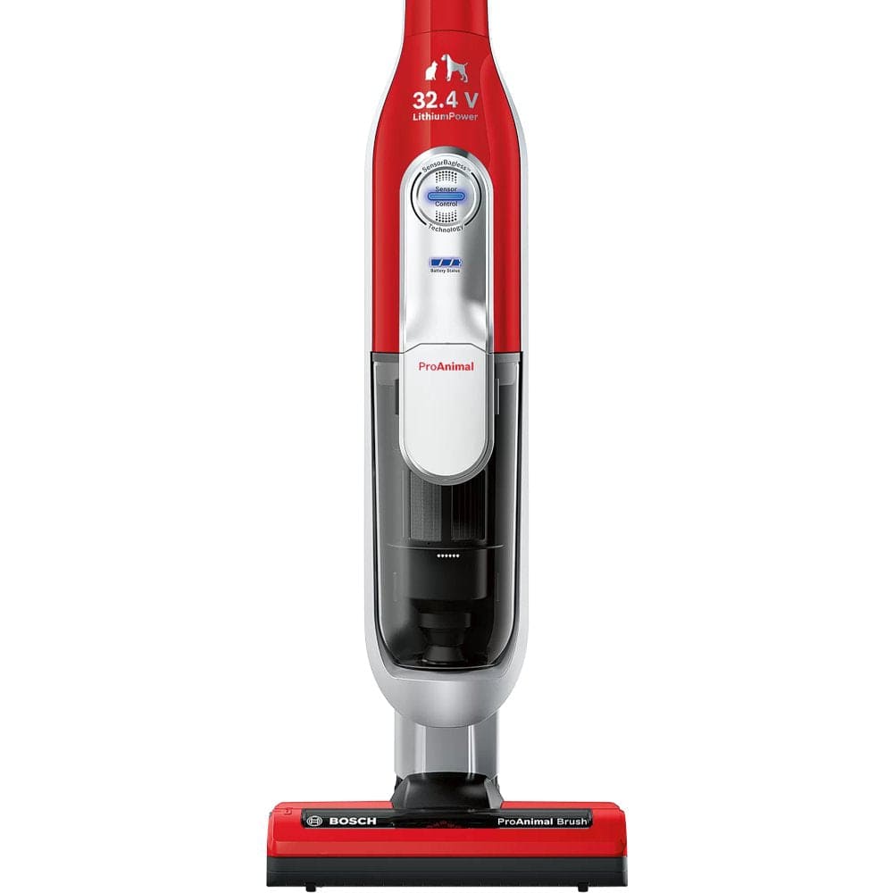 Bosch BCH7PETGB Athlet Serie 8 ProAnimal 32.4V Cordless Vacuum Cleaner, upto 75 minutes runtime Red | Atlantic Electrics - 39477760065759 