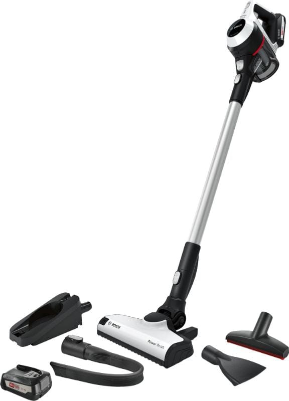 Bosch BCS612GB Unlimited Serie 6 ProHome Cordless Vacuum Cleaner White 30 Minute Run Time | Atlantic Electrics - 39477758623967 