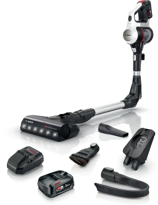 Bosch BCS712GB Unlimited 7 Dual Battery Cordless Vacuum Cleaner, White | Atlantic Electrics