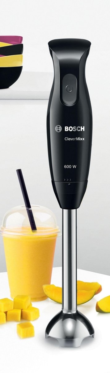 Bosch CleverMix MSM2610BGB Hand Blender, 600W - Black & Anthracite | Atlantic Electrics - 39477759672543 