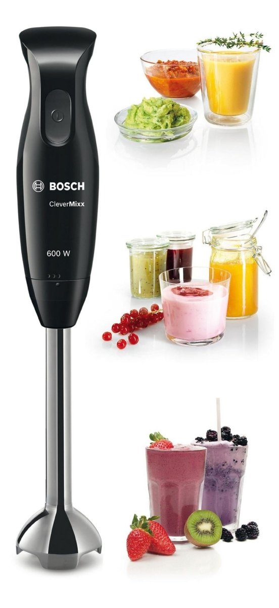 Bosch CleverMix MSM2610BGB Hand Blender, 600W - Black & Anthracite | Atlantic Electrics