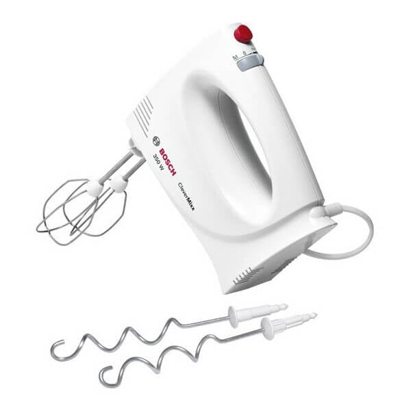 Bosch CleverMixx MFQ3030GB Hand Mixer, Plastic, 350 W - White | Atlantic Electrics - 39477760262367 