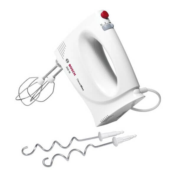 Bosch CleverMixx MFQ3030GB Hand Mixer, Plastic, 350 W - White | Atlantic Electrics