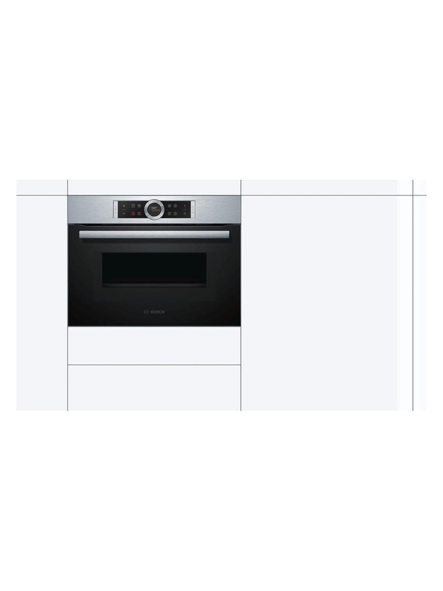 Bosch CMG633BS1B Compact Built-In Combination Microwave Oven, Stainless Steel | Atlantic Electrics - 39477759836383 