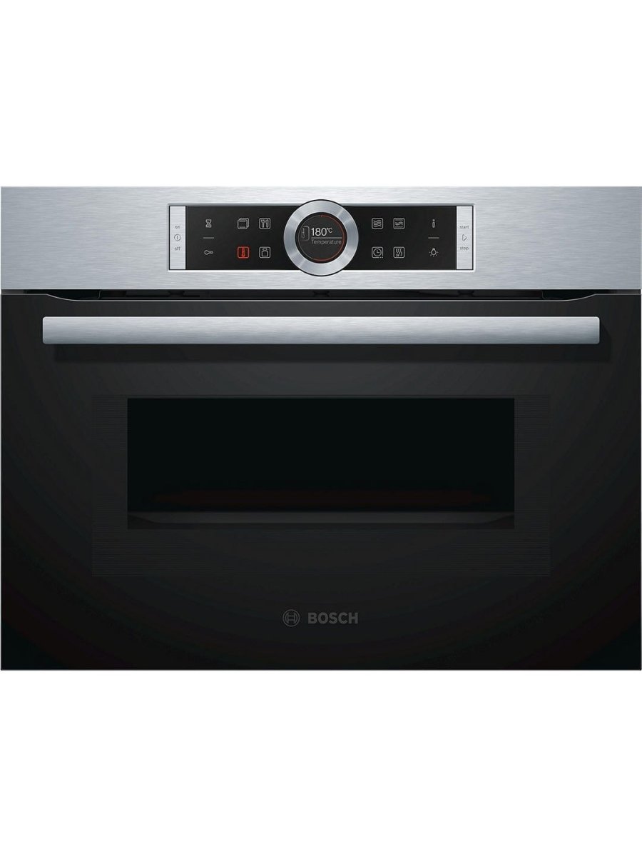 Bosch CMG633BS1B Compact Built-In Combination Microwave Oven, Stainless Steel | Atlantic Electrics - 39477759770847 