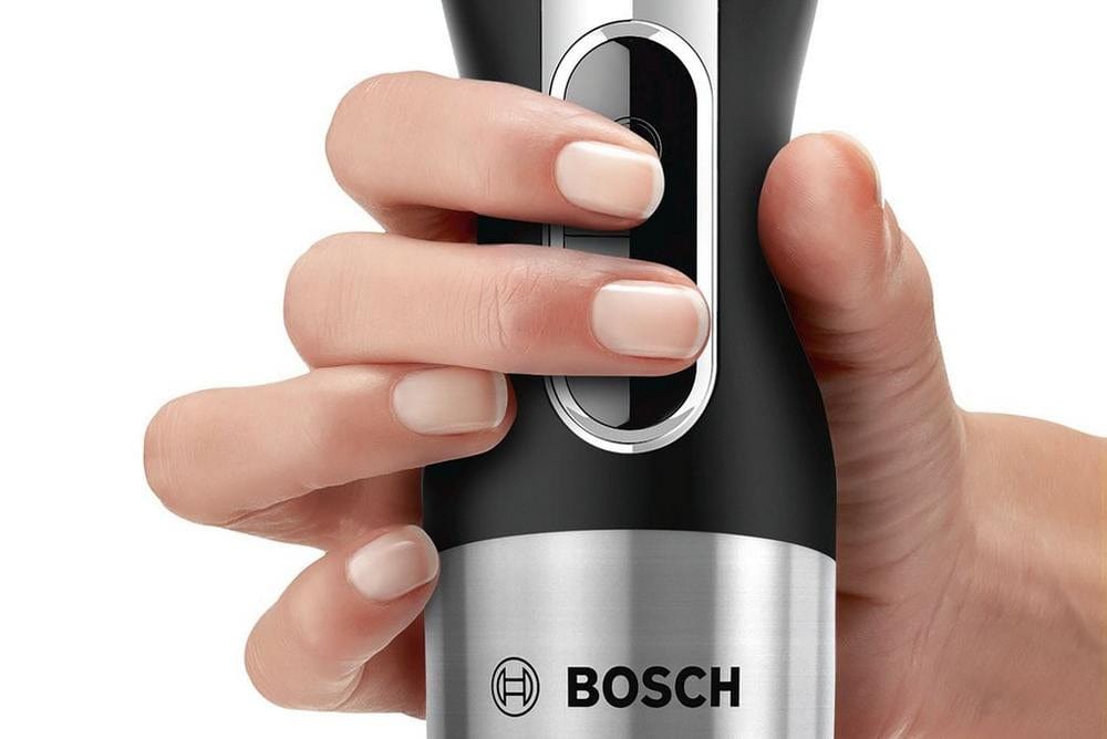 Bosch ErgoMixx MSM6S90BGB Hand Blender with Food Processor, 750W - Black & Silver | Atlantic Electrics - 39477763145951 