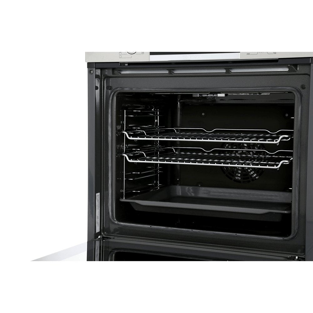 Bosch HBS534BS0B Built In Electric Single Oven with 3D Hot Air - Stainless Steel - A Rated | Atlantic Electrics - 39477764292831 