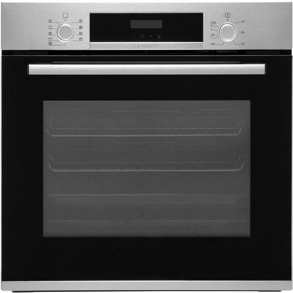 Bosch HBS573BS0B Built In Electric Single Oven with 3D Hot Air - Stainless Steel - A Rated | Atlantic Electrics - 39477763866847 