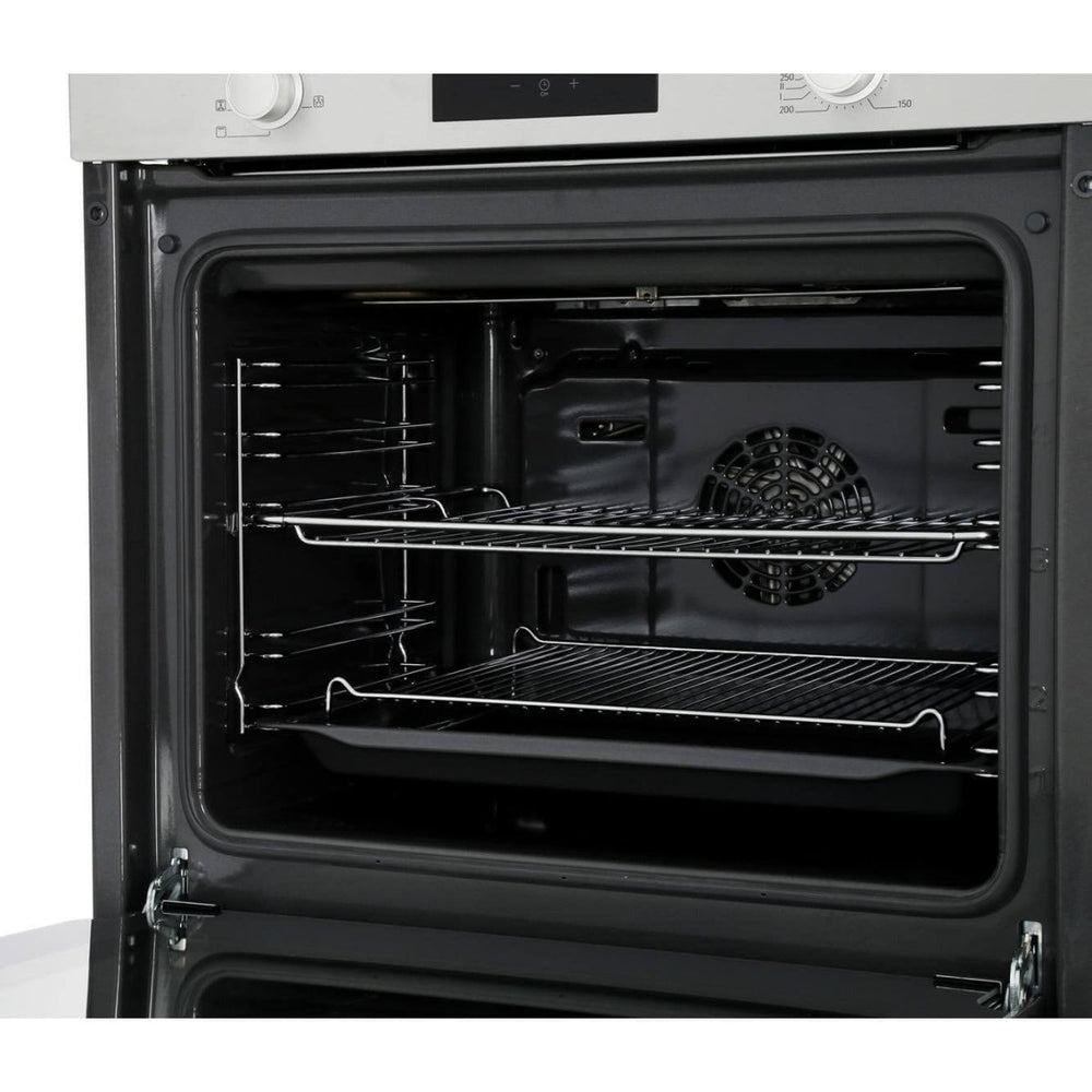 Bosch HHF113BR0B Serie 2 Built In Electric Single Oven with 3D Hot Air - Stainless Steel - Atlantic Electrics - 39477766291679 