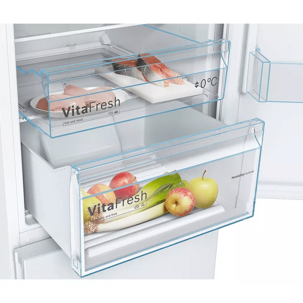 Bosch KGN39VWEAG Frost Free Fridge Freezer - White | Atlantic Electrics
