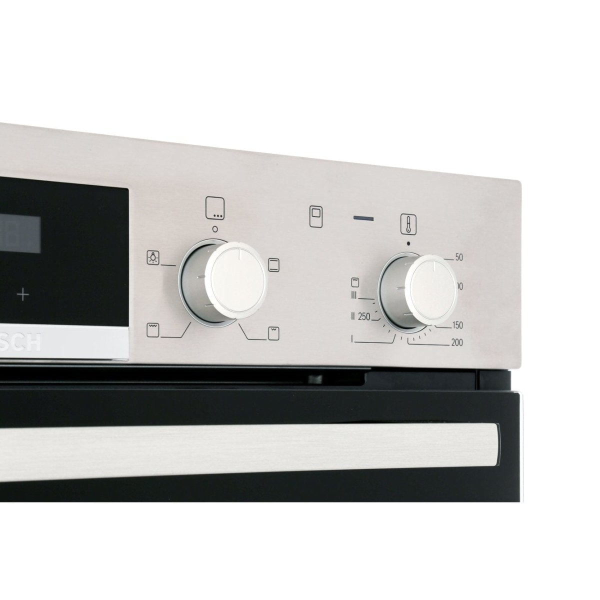 Bosch MBS533BS0B Built In Electric Double Oven with 3D Hot Air - Stainless Steel | Atlantic Electrics