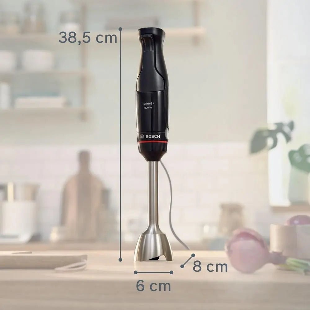 Bosch MSM4B670GB Series 4 Hand Blender ErgoMaster, 1000 W - Black, Anthracite | Atlantic Electrics - 40157496541407 