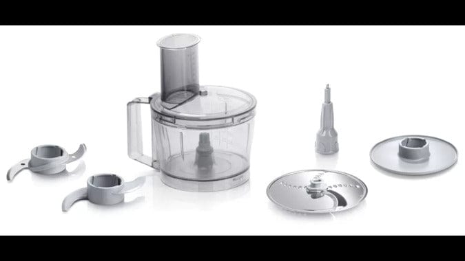 Bosch MultiTalent 3 MCM3100WGB 2.3 Litre Food Processor With 9 Accessories - White | Atlantic Electrics - 39477770485983 