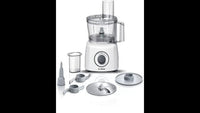 Thumbnail Bosch MultiTalent 3 MCM3100WGB 2.3 Litre Food Processor With 9 Accessories - 39477770289375