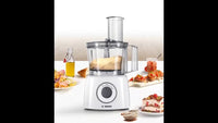 Thumbnail Bosch MultiTalent 3 MCM3100WGB 2.3 Litre Food Processor With 9 Accessories - 39477770354911