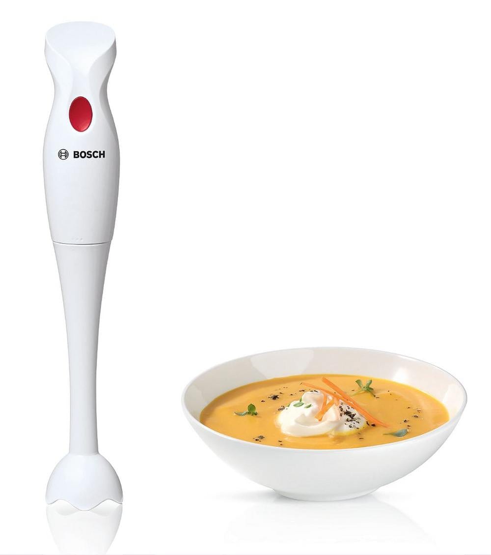 Bosch My Collection MSMP1000GB Hand Blender, 350W - White & Red | Atlantic Electrics