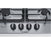 Thumbnail Bosch PCP6A5B90 3450W Integrated 4 Burner Gas Hob Stainless Steel Silver | Atlantic Electrics- 39477768552671