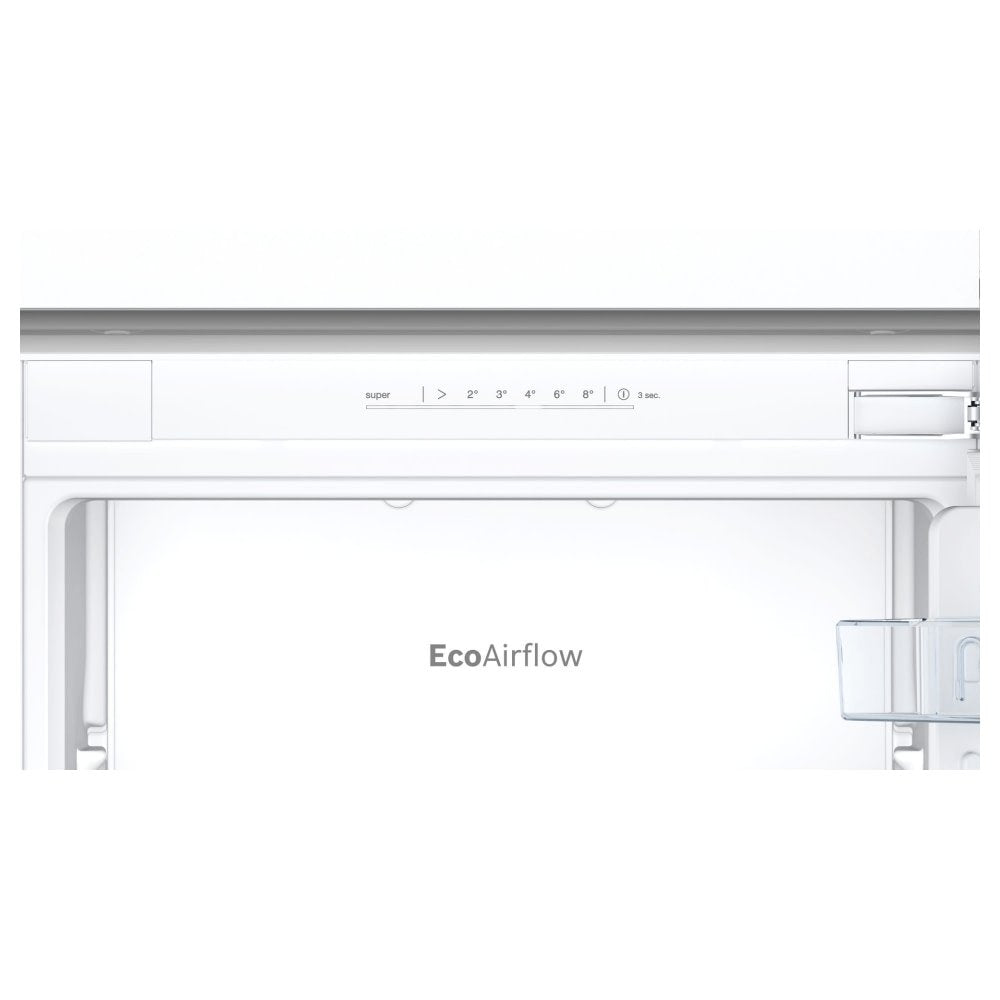 Bosch Serie 2 KIN86NFF0G Integrated 70-30 Frost Free Fridge Freezer with Fixed Door Fixing Kit - White - Atlantic Electrics - 39477770879199 