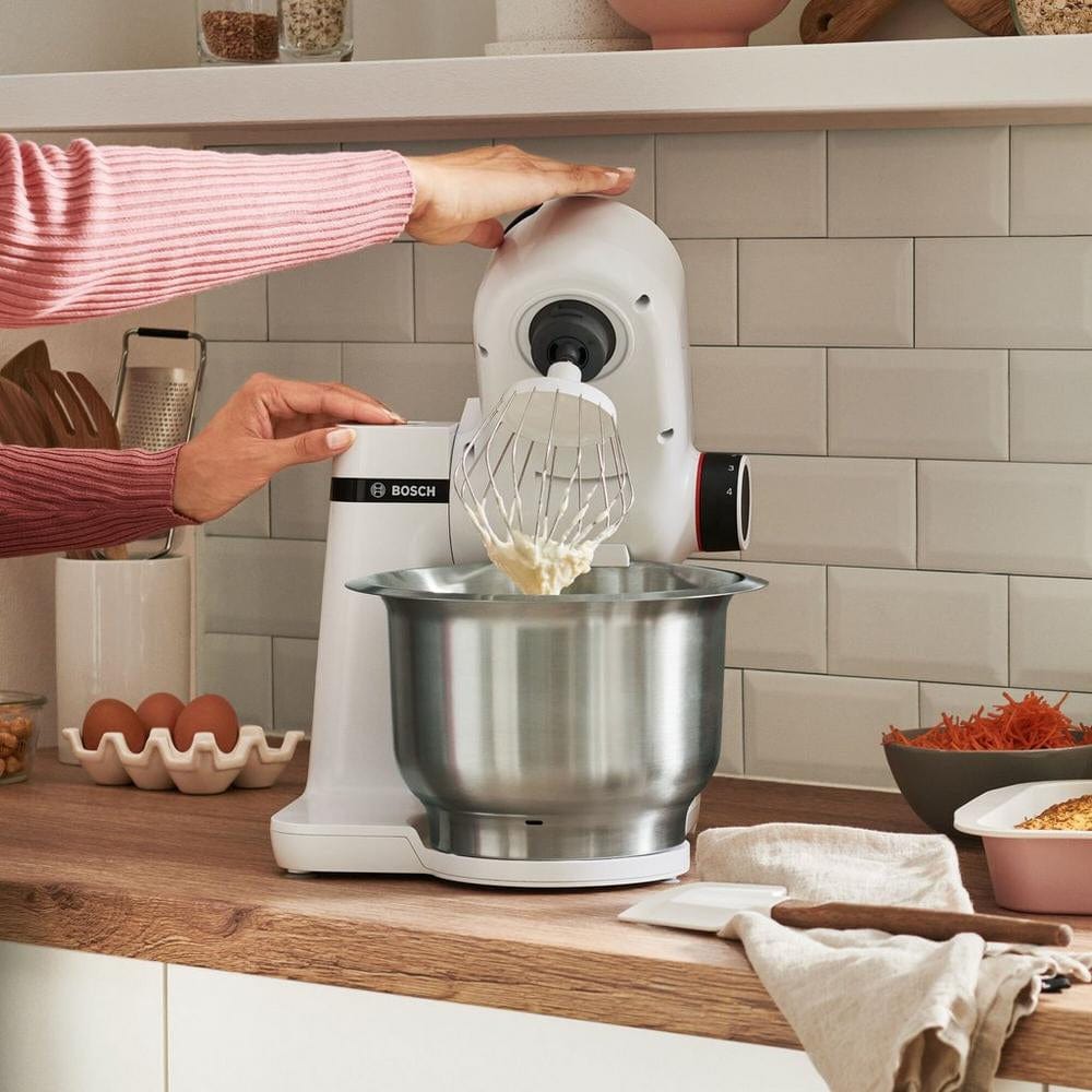 Bosch Serie 2 MUMS2EW00G 3.8 Litre 700W Stand Mixer - White | Atlantic Electrics - 39477776351455 