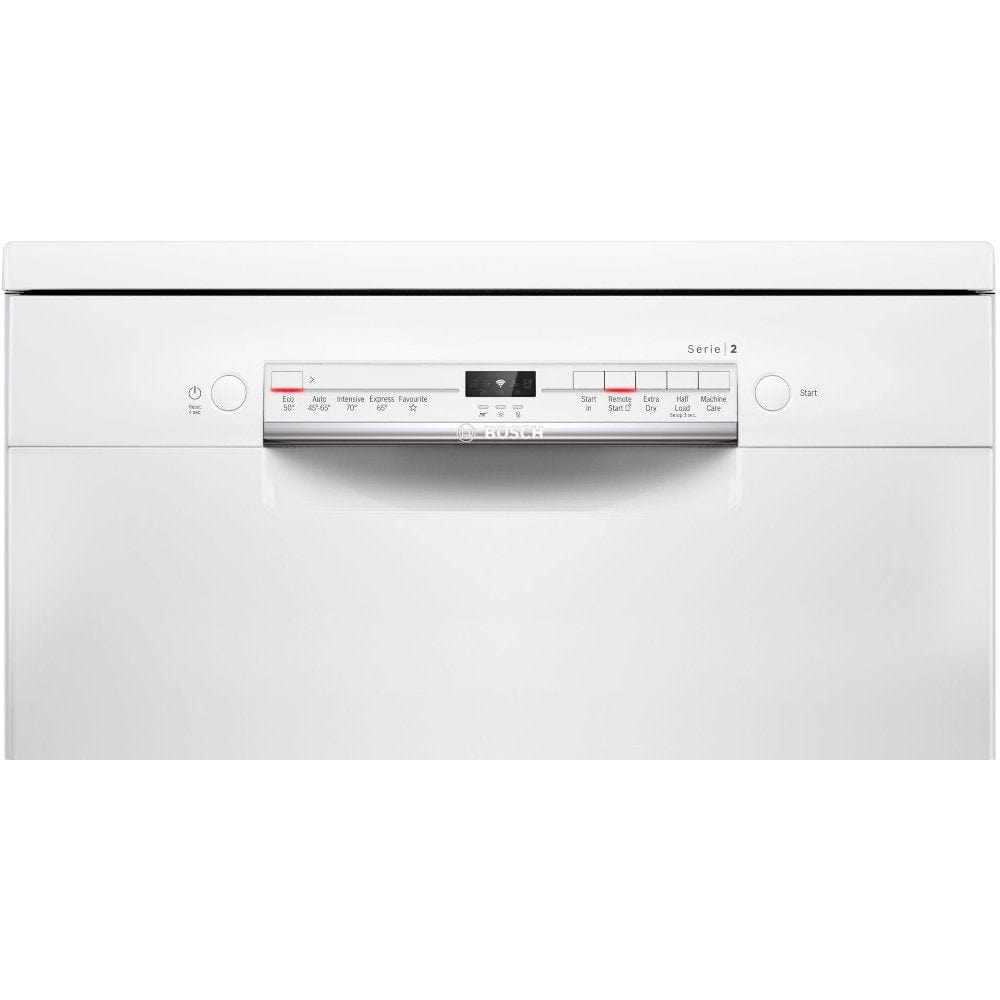 Bosch Serie 2 SMS2ITW08G Freestanding Dishwasher, White 12 Place Settings | Atlantic Electrics - 39477774450911 