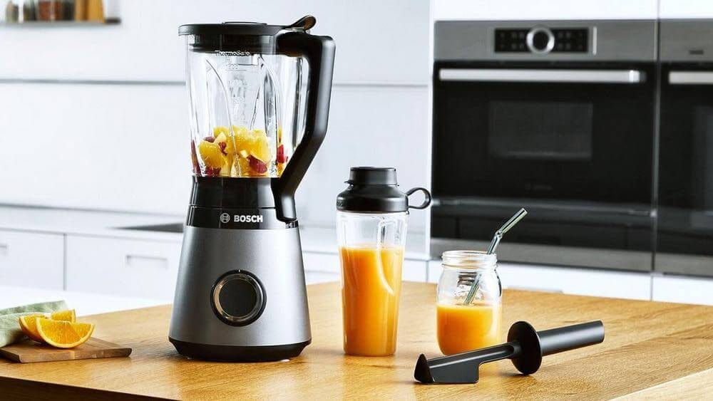 Bosch Serie 4 VitaPower MMB6174SG 1.5 Litre Blender with 2 Accessories - Silver | Atlantic Electrics