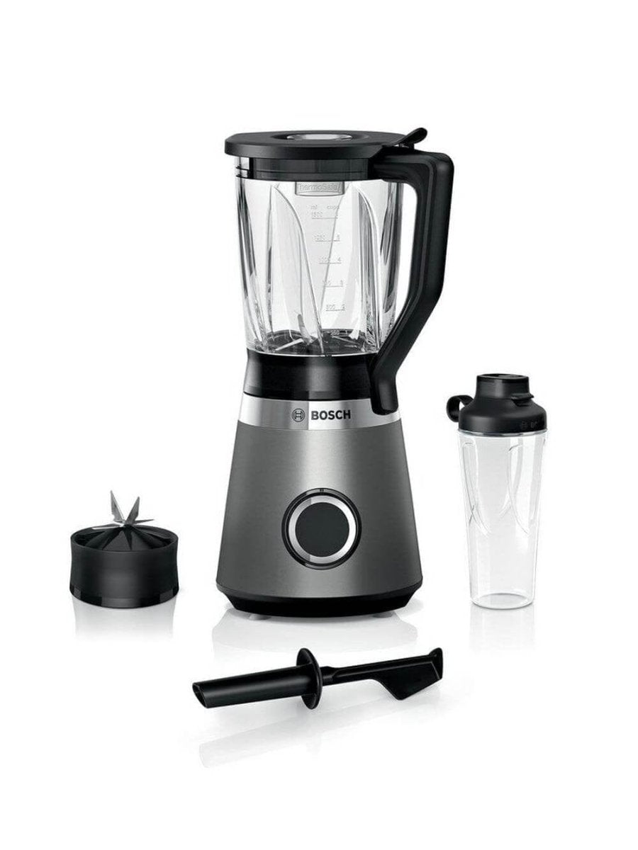 Bosch Serie 4 VitaPower MMB6174SG 1.5 Litre Blender with 2 Accessories - Silver | Atlantic Electrics - 39477778415839 