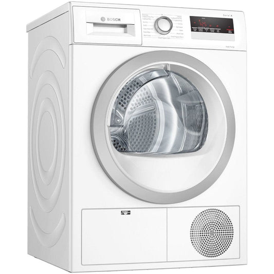 Bosch Serie 4 WTH85222GB 8Kg Heat Pump Tumble Dryer - White | Atlantic Electrics