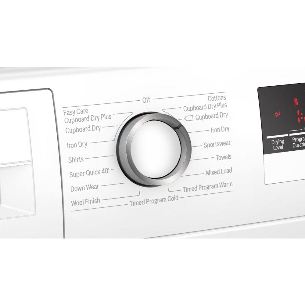 Bosch Serie 4 WTH85222GB 8Kg Heat Pump Tumble Dryer - White | Atlantic Electrics - 39477776220383 