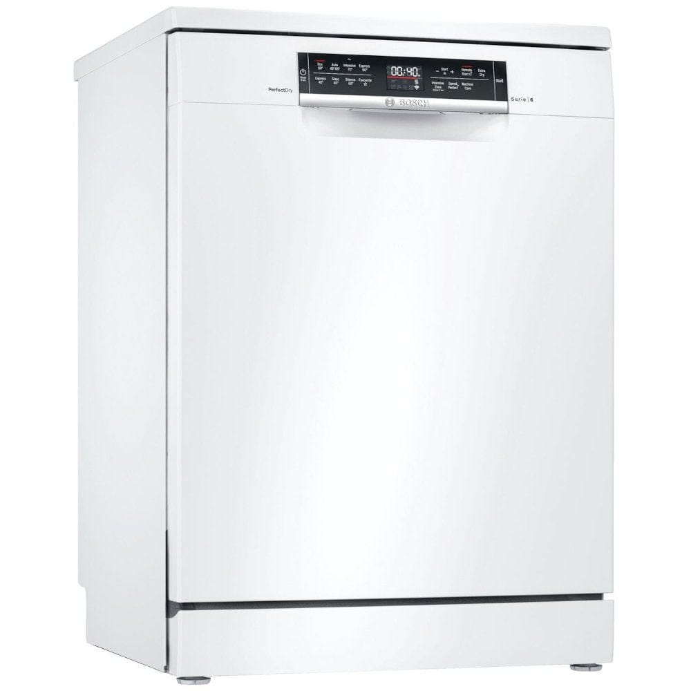 Bosch Serie 6 SMS6ZDW48G Full Size Dishwasher White 13 Place Settings | Atlantic Electrics