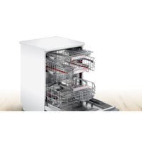 Thumbnail Bosch Serie 6 SMS6ZDW48G Full Size Dishwasher White 13 Place Settings - 39477777301727