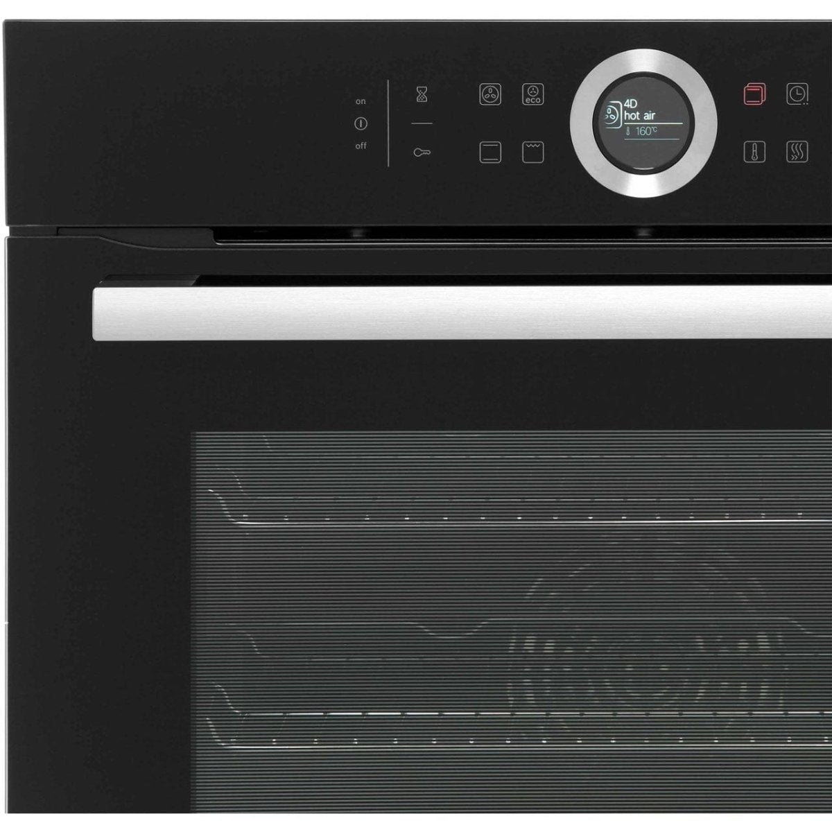Bosch Serie 8 HBG634BS1B Built In Electric Single Oven - Stainless Steel - A+ Rated | Atlantic Electrics