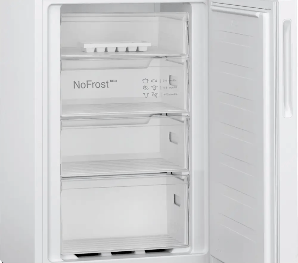 Bosch Series 2 KGN27NWEAG 50/50 Frost Free Fridge Freezer - White | Atlantic Electrics - 40157497721055 